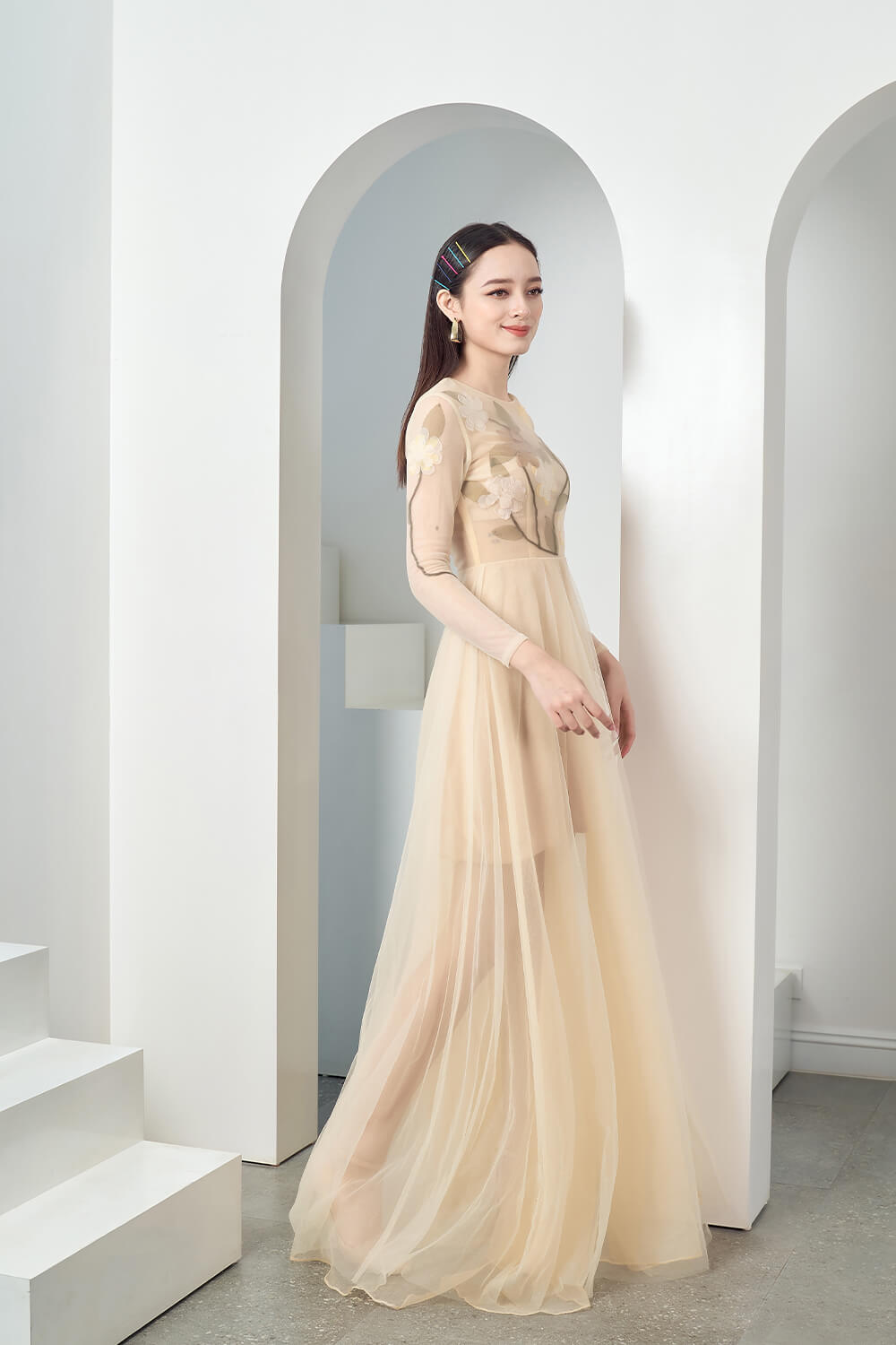 Konami Long Sleeves Dress