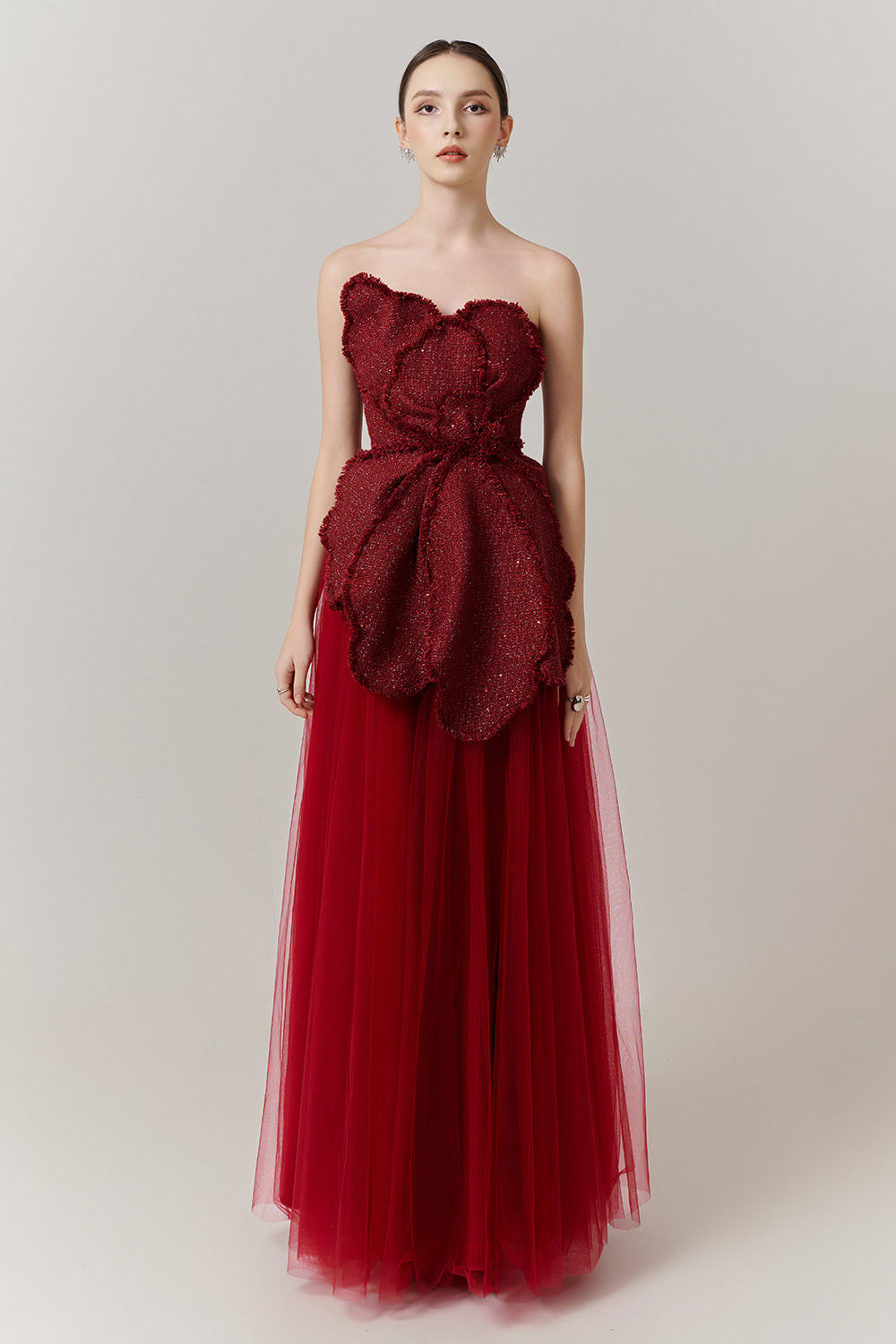 Vivienne Sweetheart Applique Maxi Dress