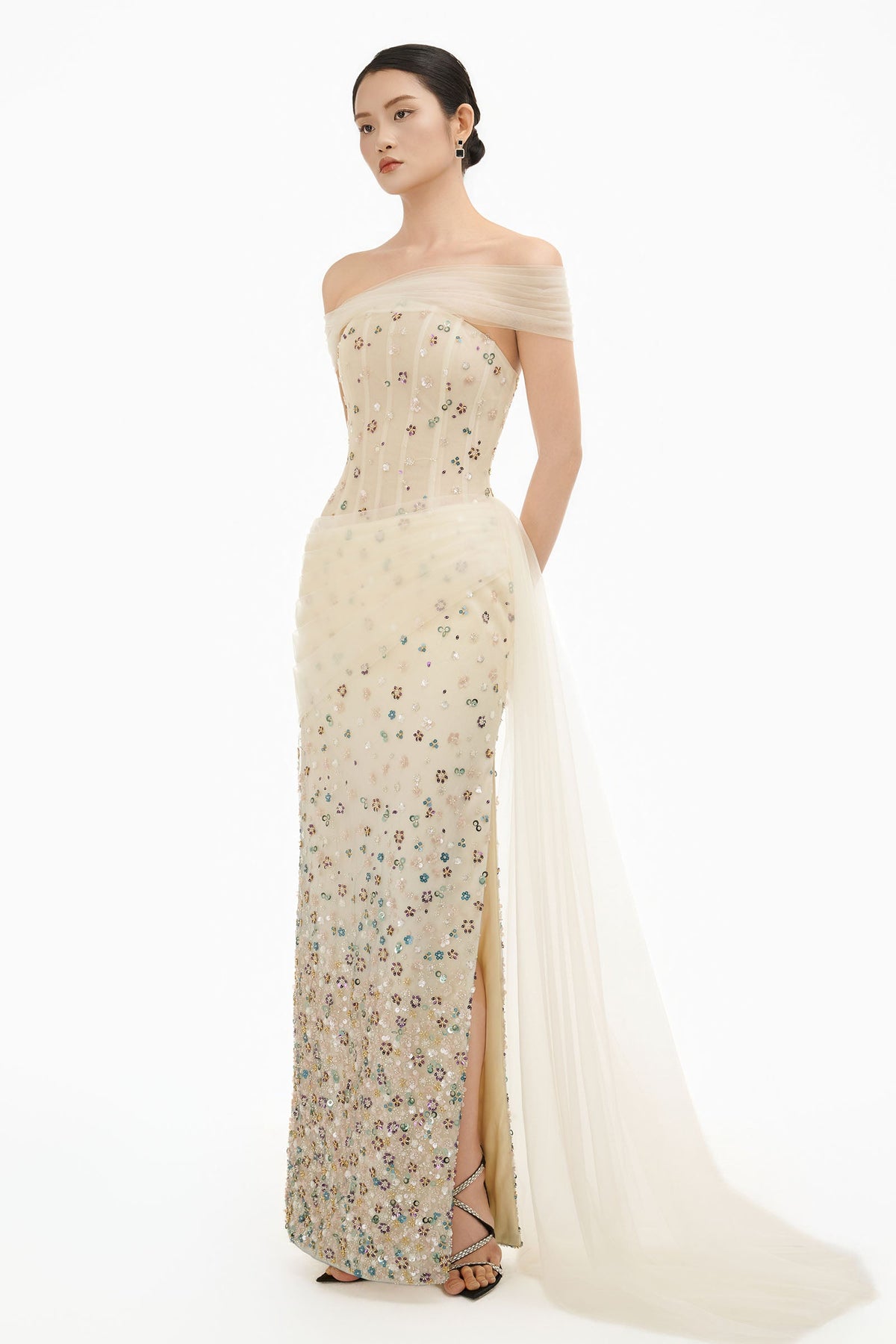 Ophelia Sequin Maxi Dress