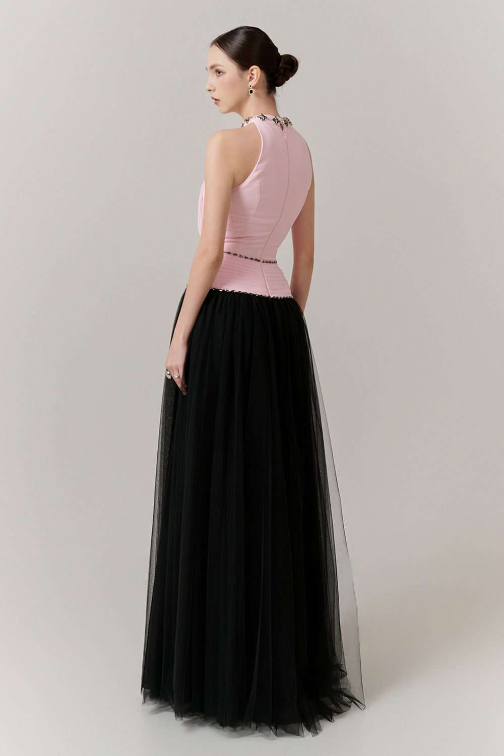 Aria Halter Bead Maxi Dress