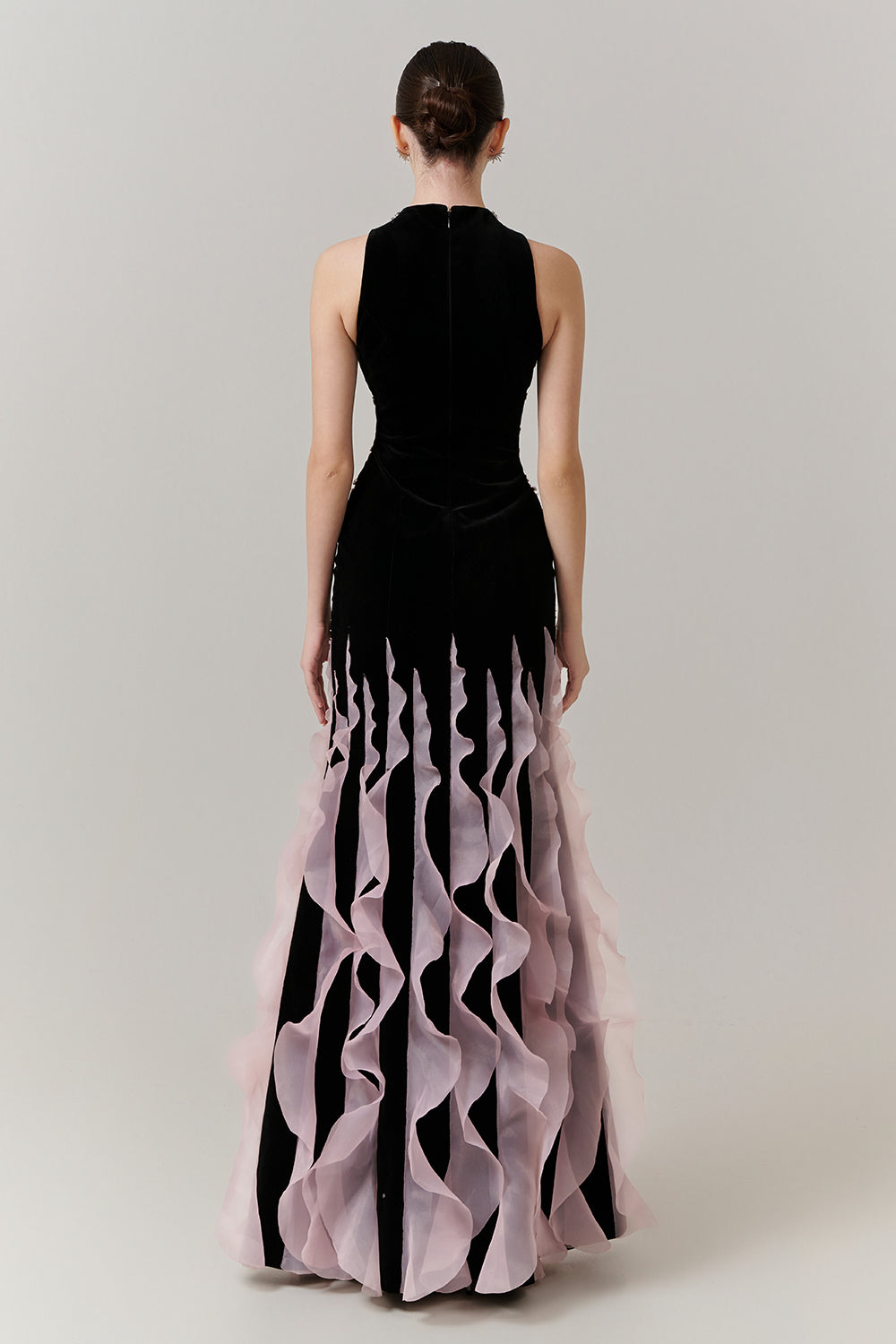 Isadora Mermaid Ruffle Maxi Dress