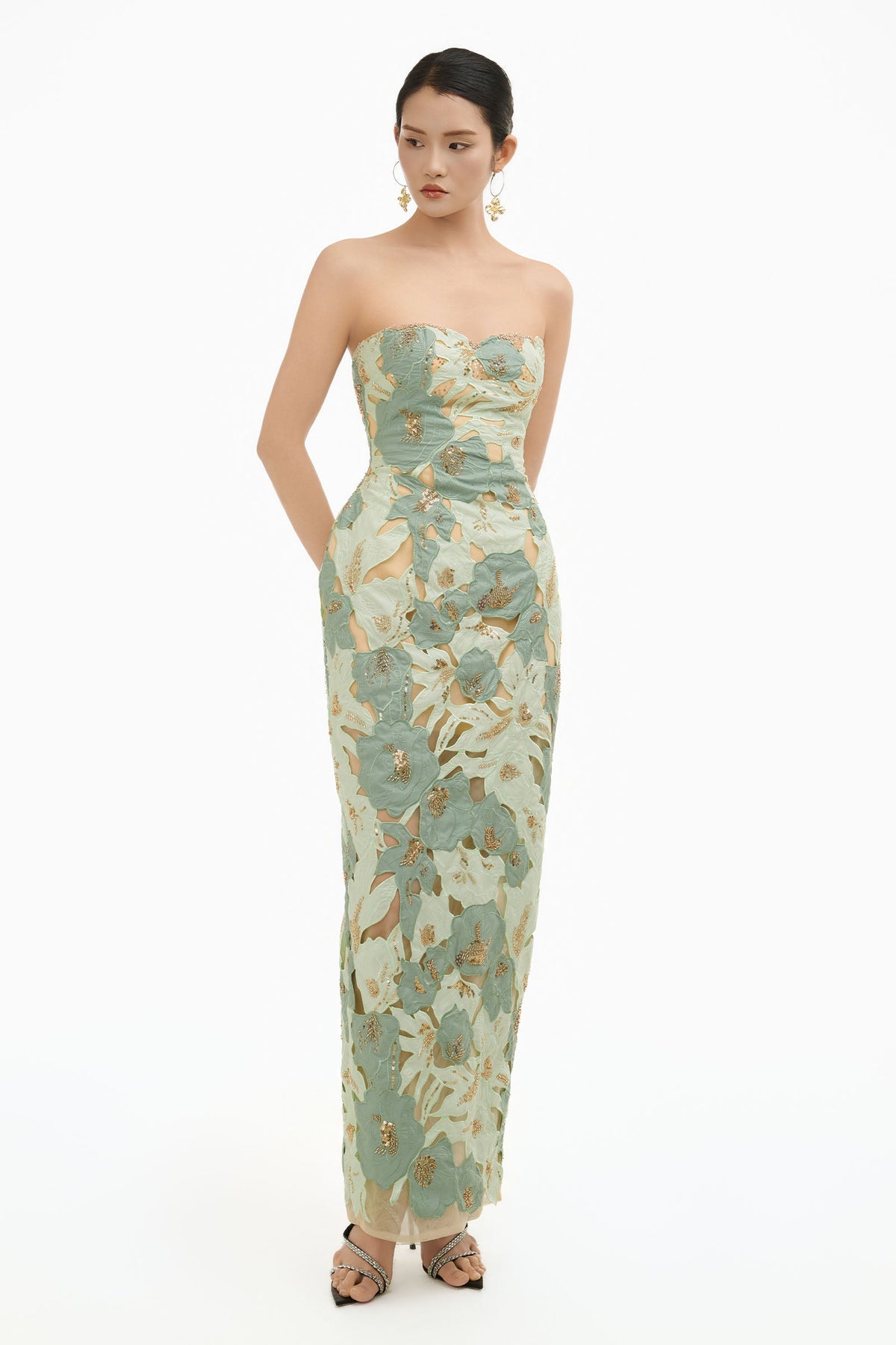 Jasmine Sweetheart Maxi Dress