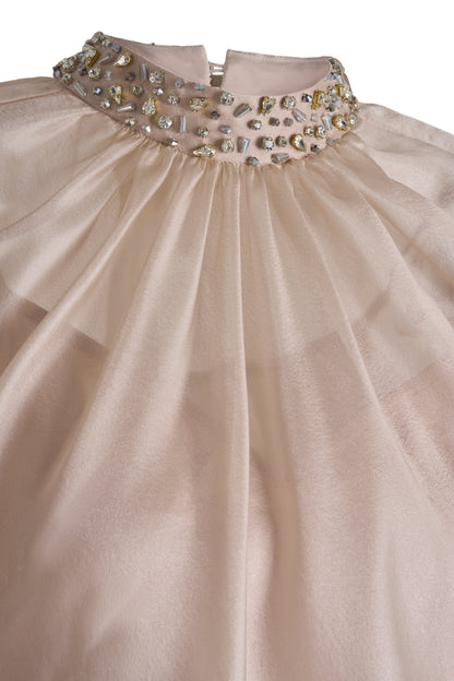 Dylan Sheath Puffy Sleeved Polyester Maxi Set