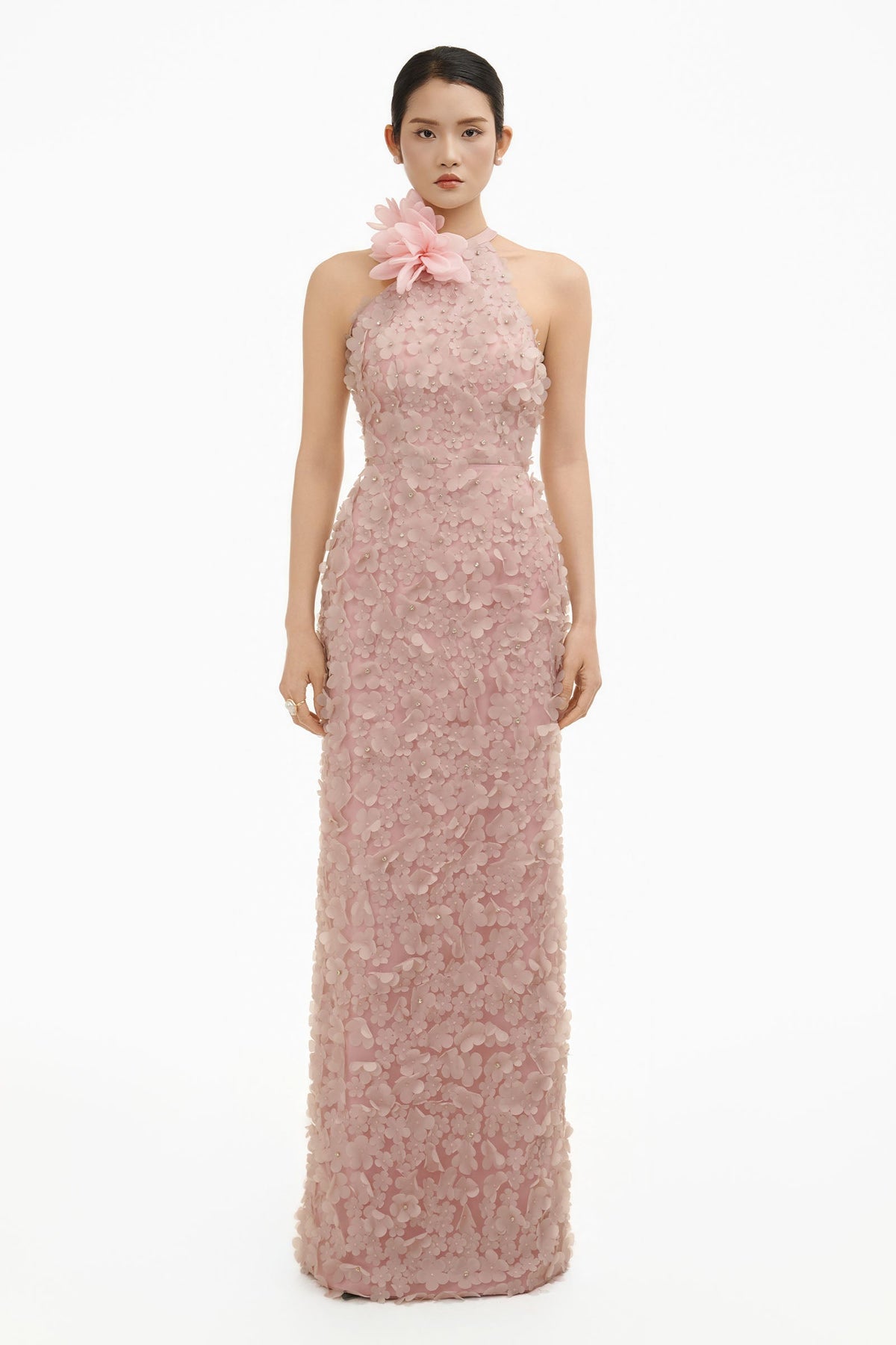 Amaryllis Halter Maxi Dress 