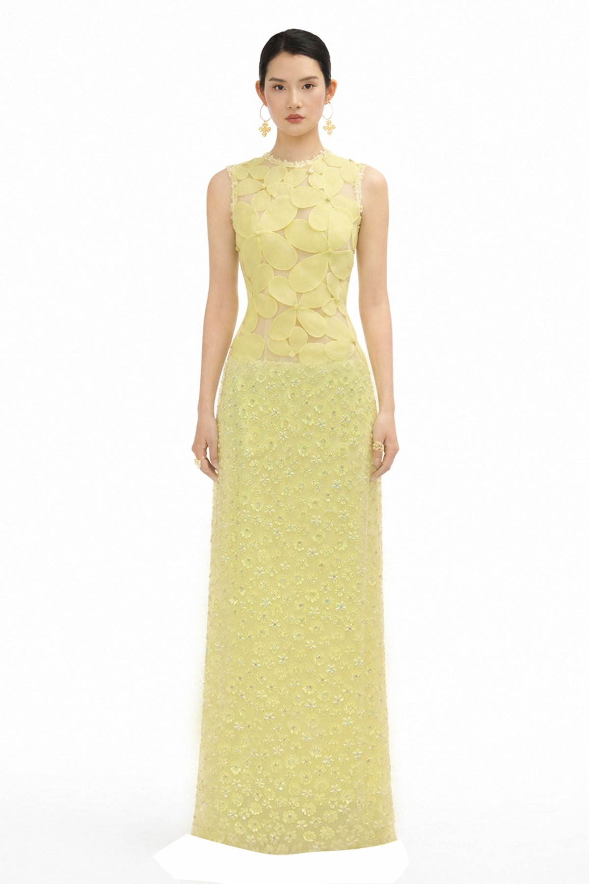 Evangeline Applique Maxi Dress 