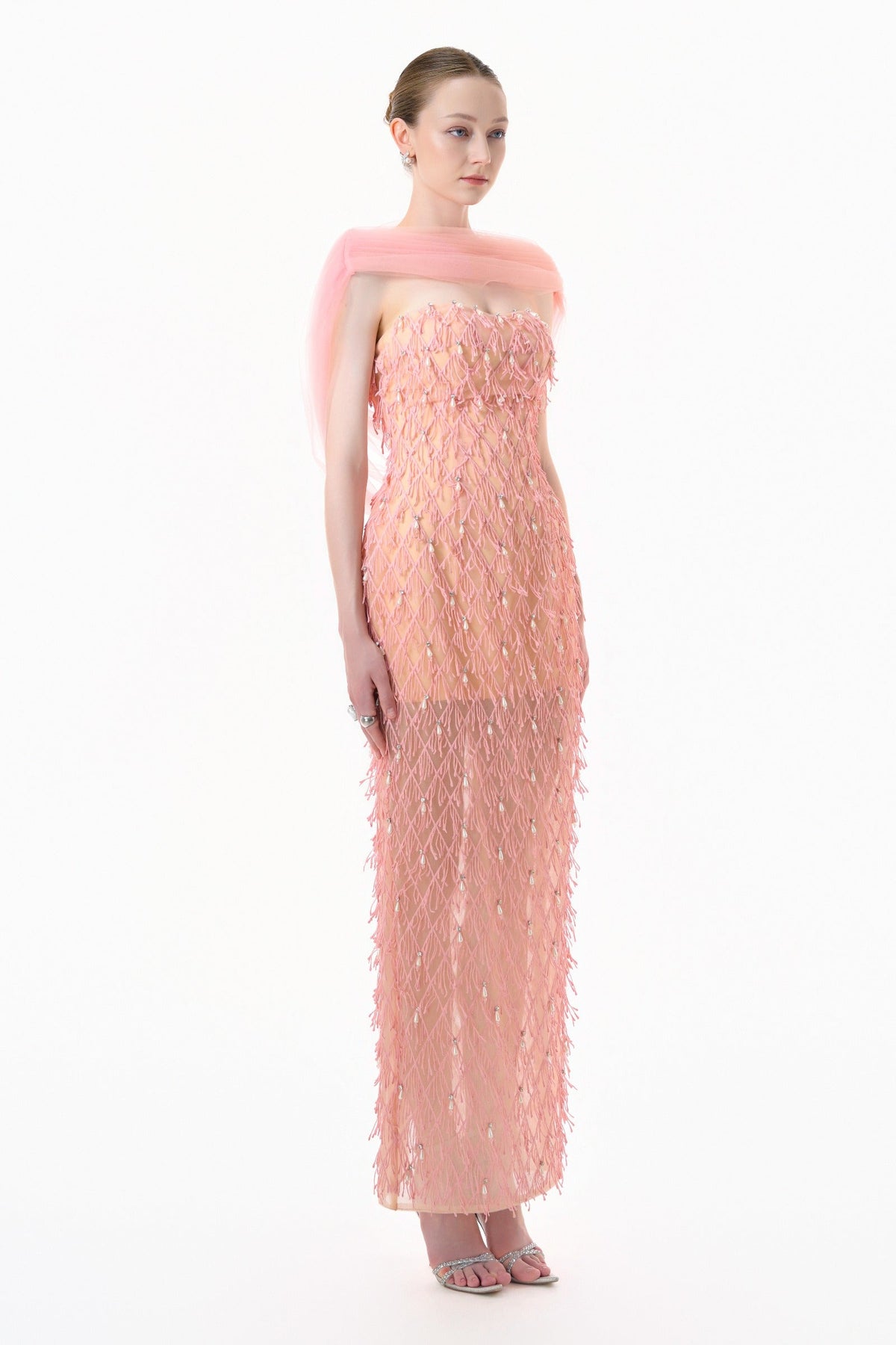 Lune Fringe Maxi Dress