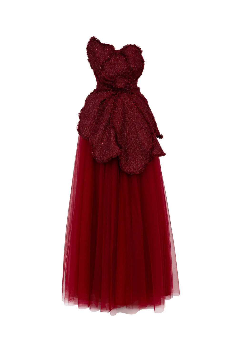 Vivienne Sweetheart Applique Maxi Dress