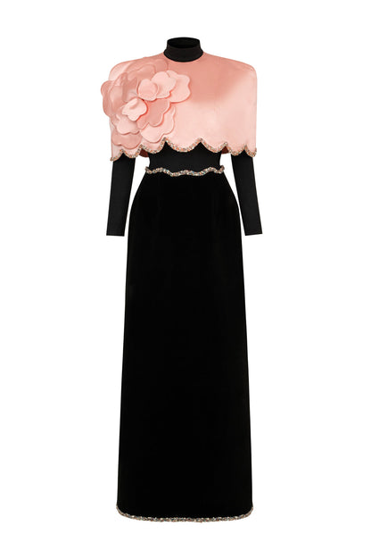 Odette High Neck Sequin Set