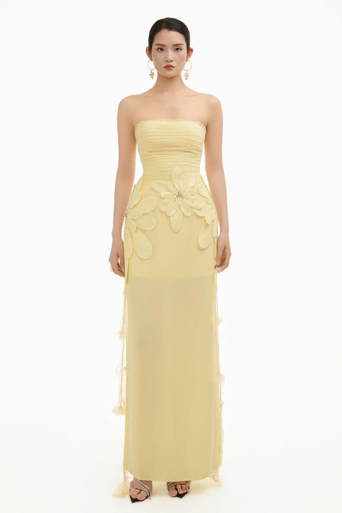 Vesper Ruched Maxi Dress 