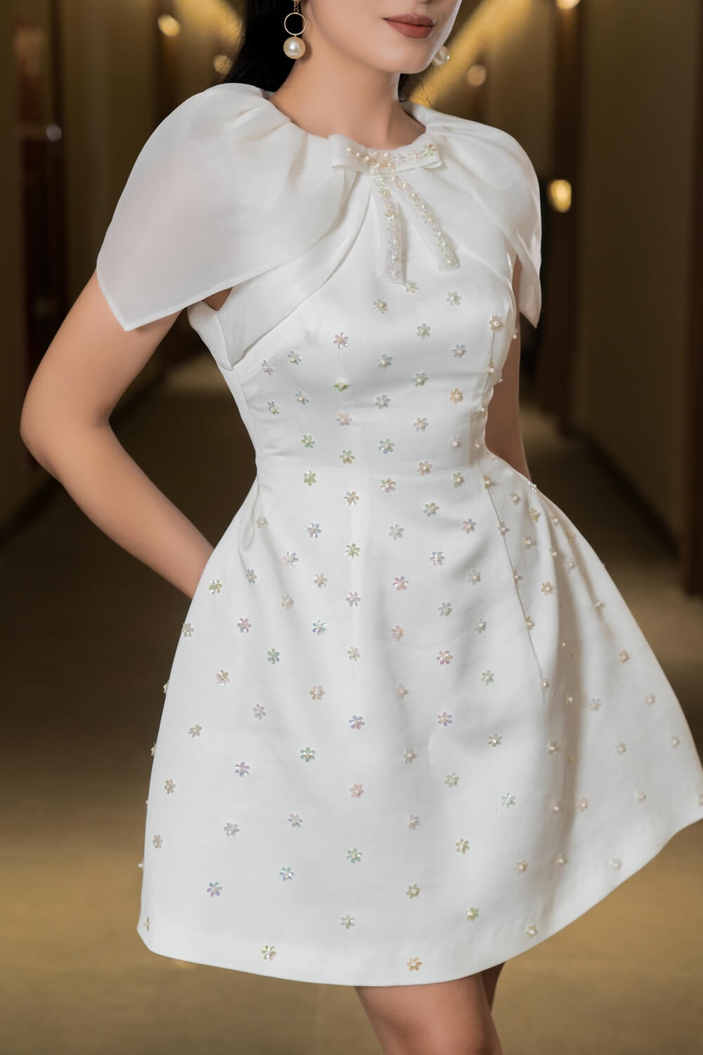 Aaron Round Neck Dress 