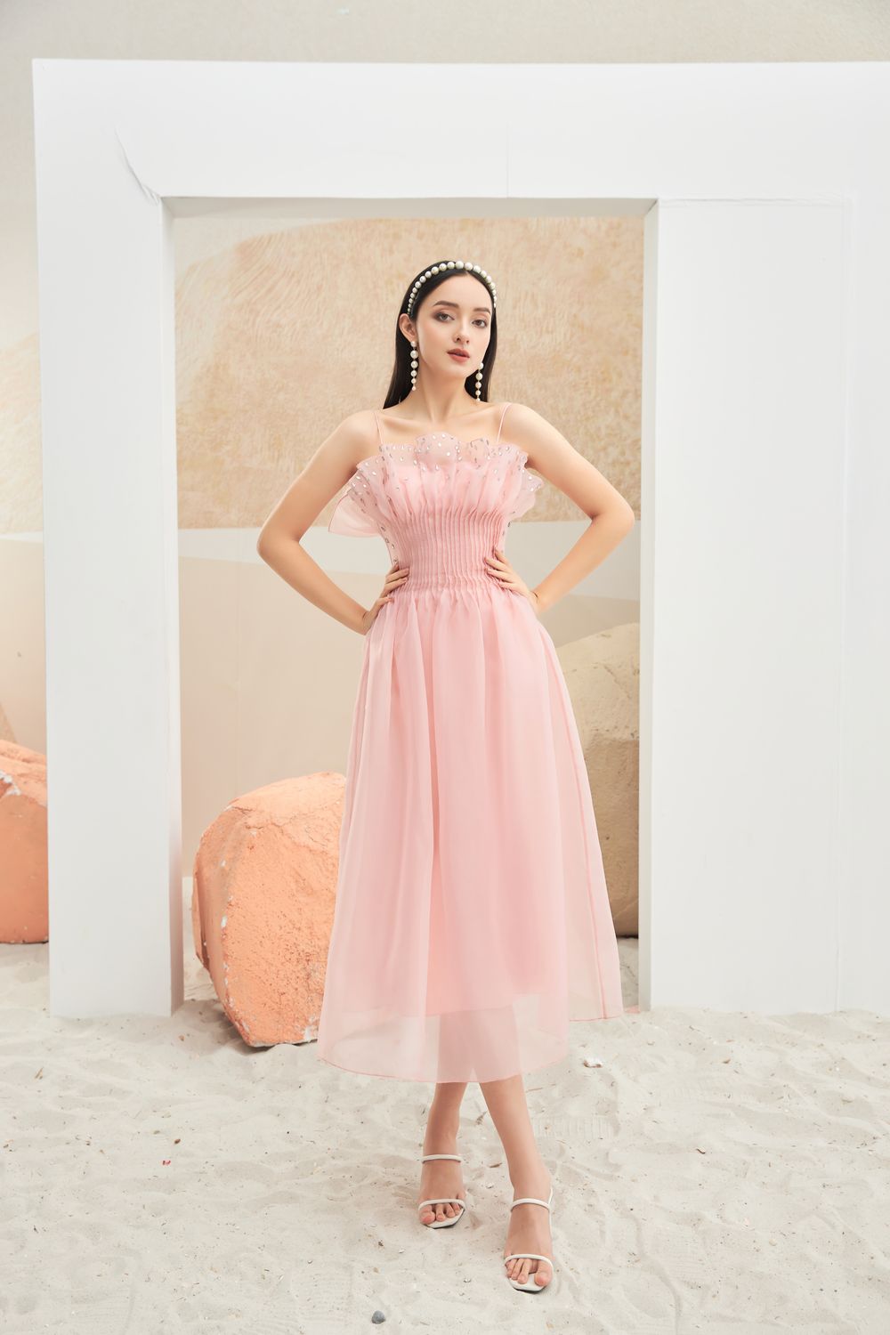 Abby Drapped Chest Dress 