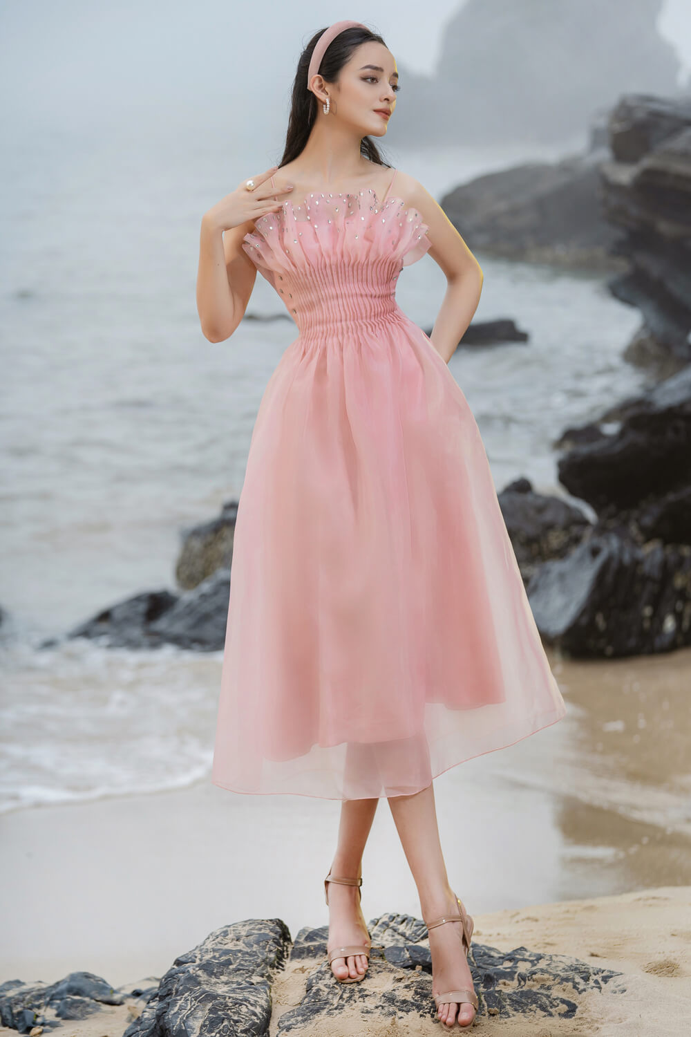 Abby Drapped Chest Dress 