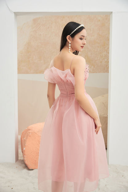 Abby Drapped Chest Dress 