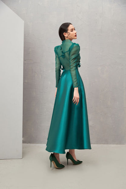 Adelaide Diagonal Neck Dress 