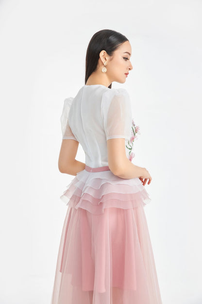 Amity Floral Embroidered Dress 