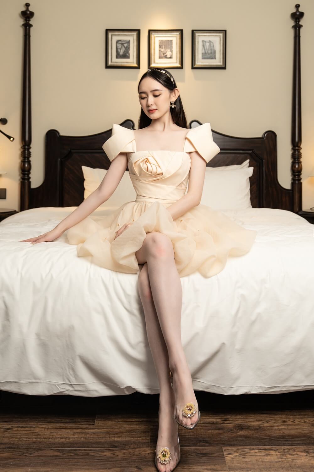 Bethe Square Neck Dress 