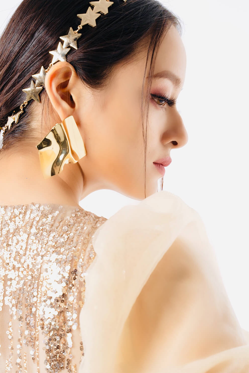 Bianco Saquin Dress 
