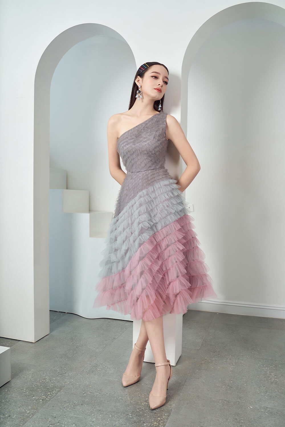 Catacomb One Shoulder Dress 