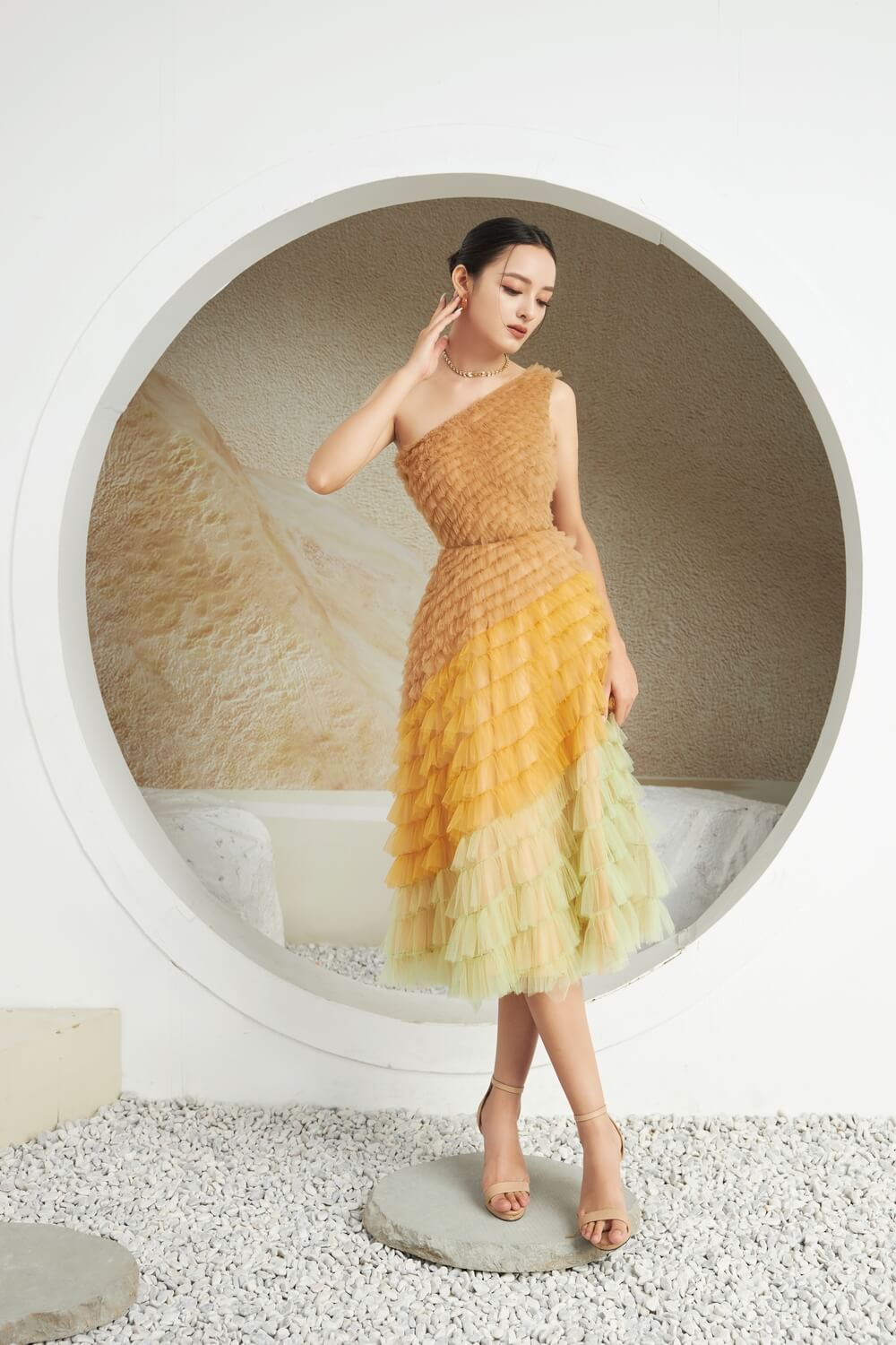 Catacomb One Shoulder Dress 