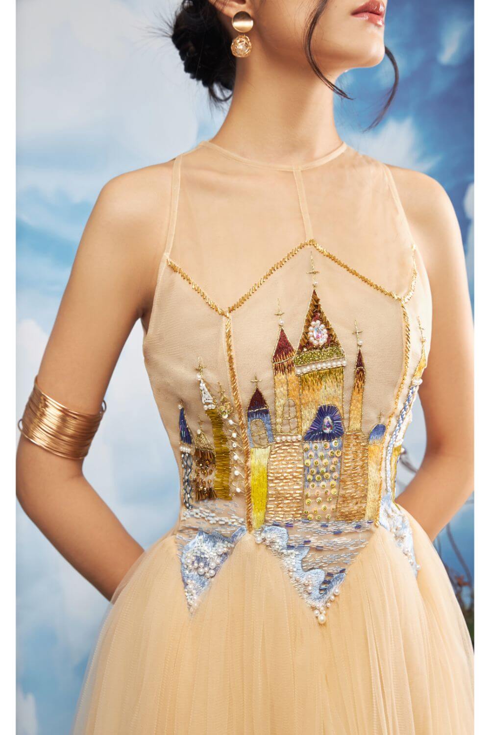 Falcon Ruffle Layered Dress 