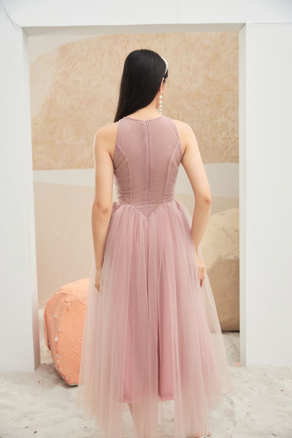 Falcon Ruffle Layered Dress 
