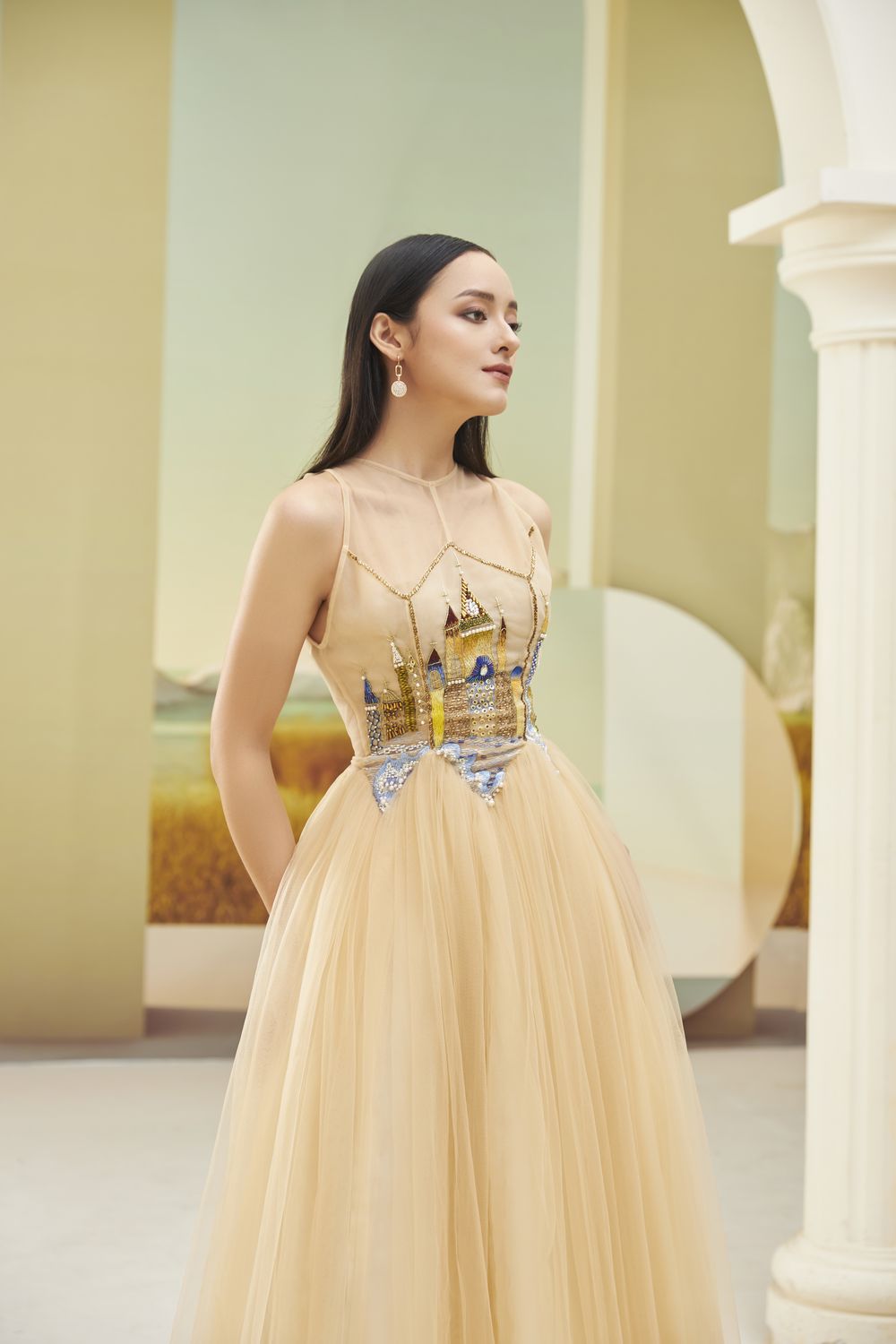 Falcon Ruffle Layered Dress 