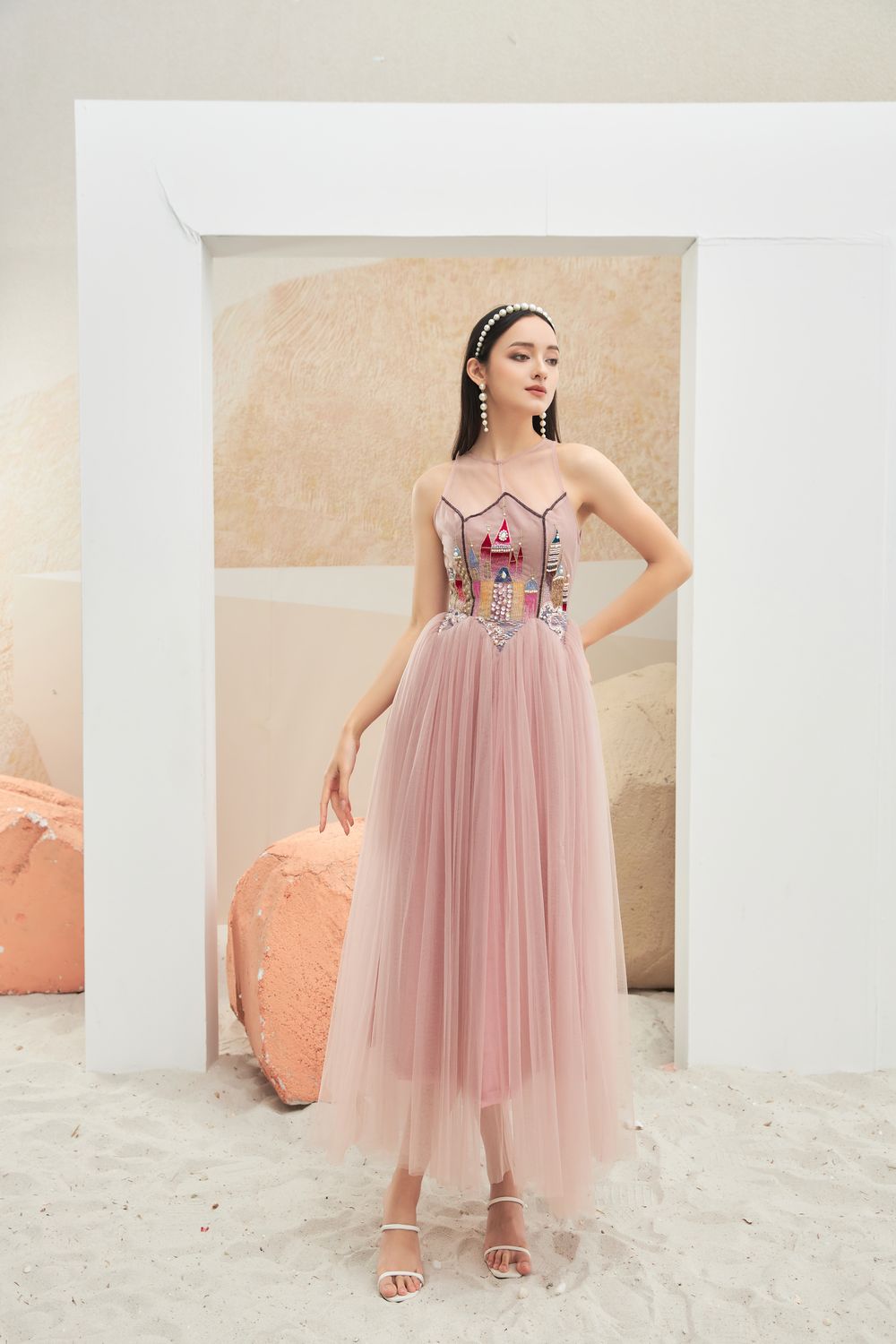 Falcon Ruffle Layered Dress 
