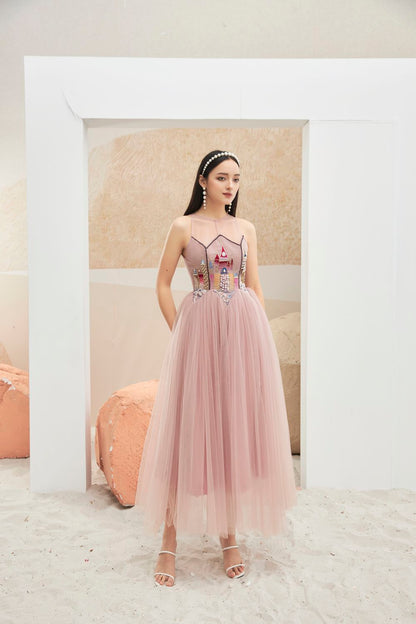 Falcon Ruffle Layered Dress 