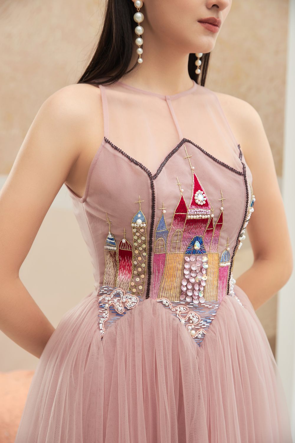 Falcon Ruffle Layered Dress 
