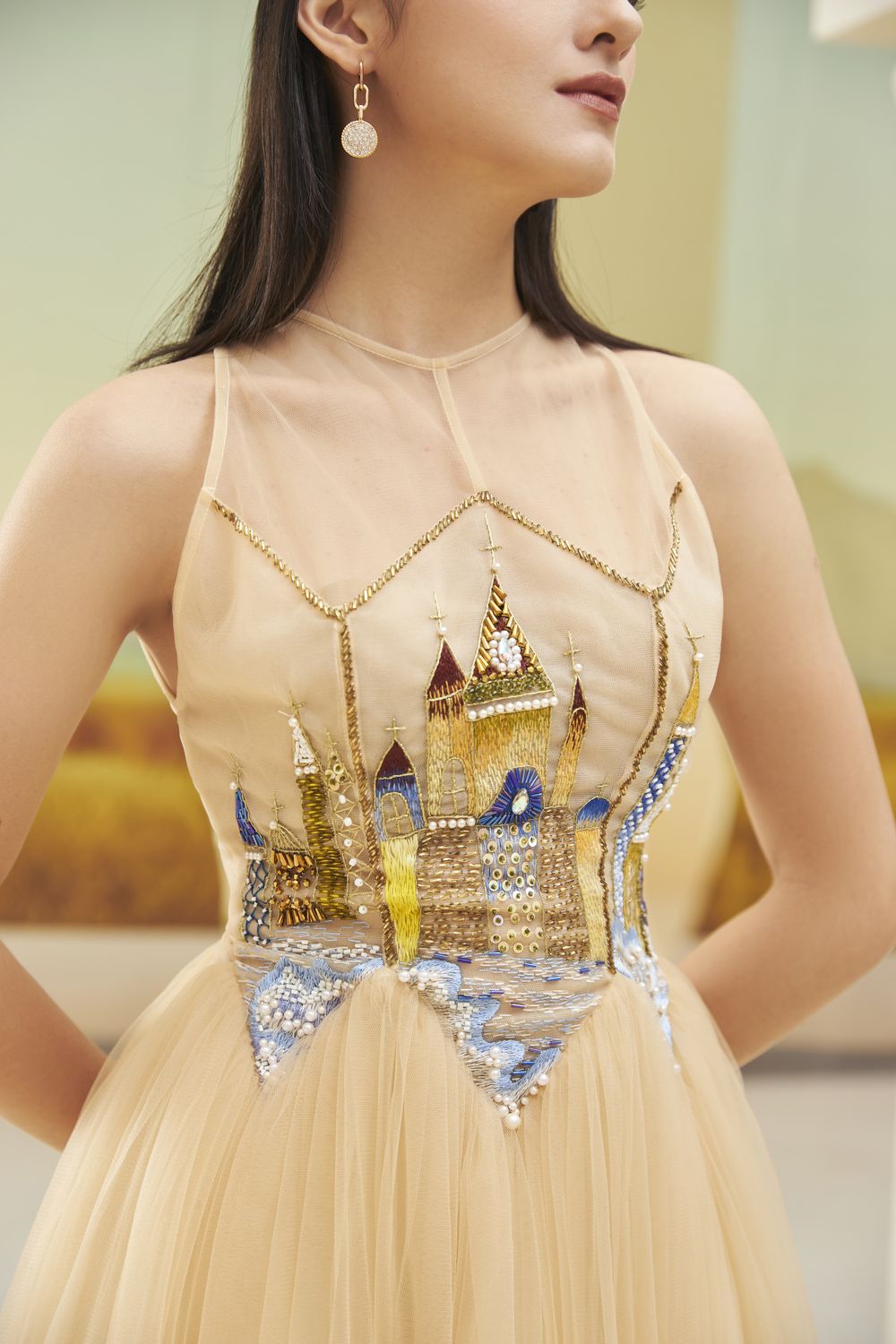 Falcon Ruffle Layered Dress 