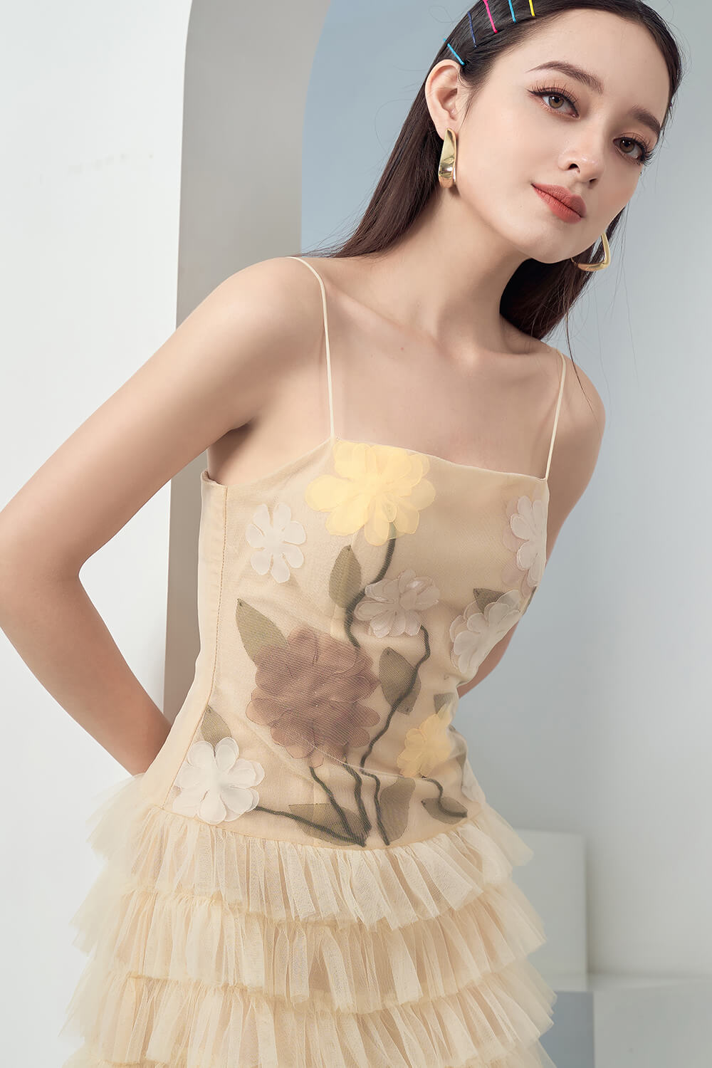 Finalie Ruffle Layered Dress 