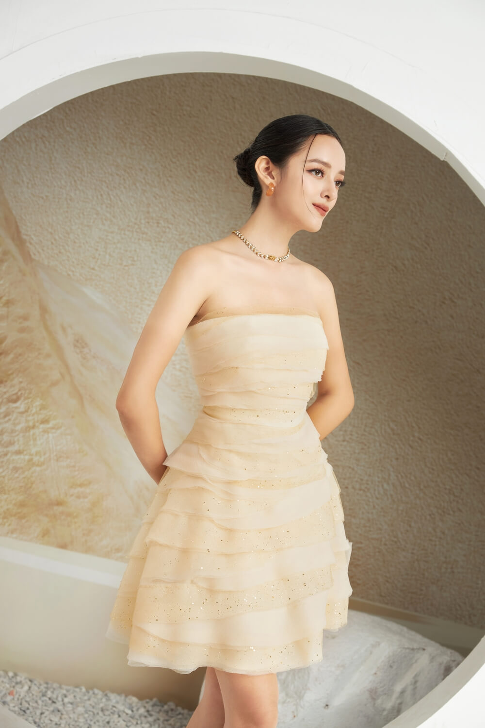 Groves Strapless Dress 