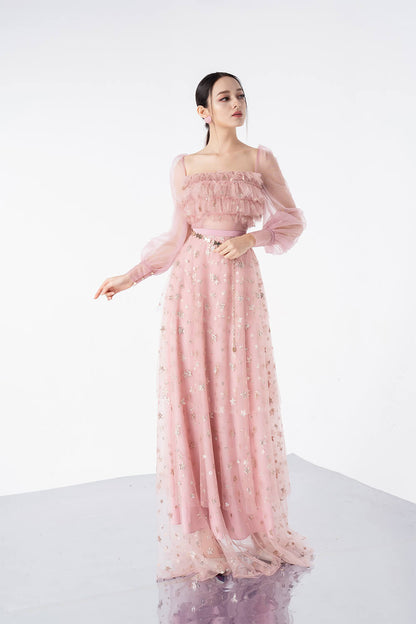 Hannah Square Neck Dress 