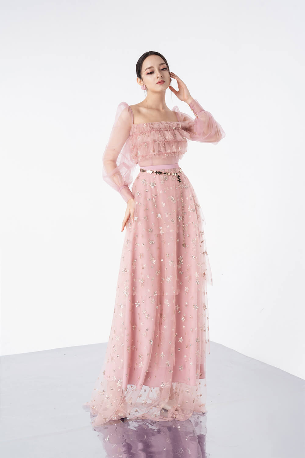 Hannah Square Neck Dress 