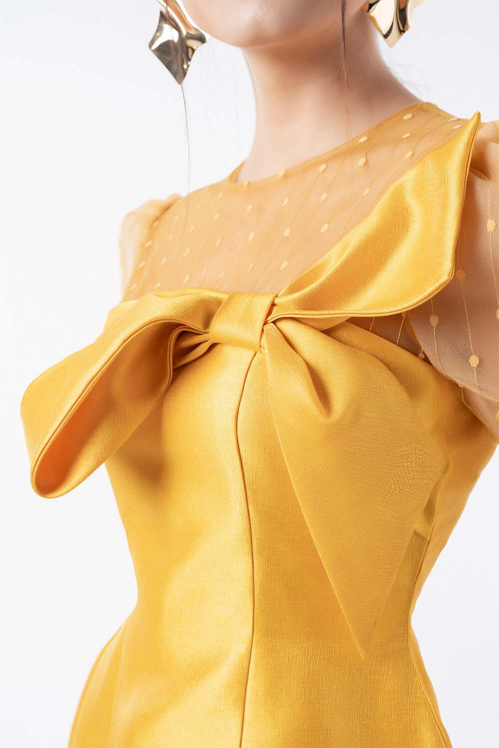 Headey Puffy Shoulder Dress 