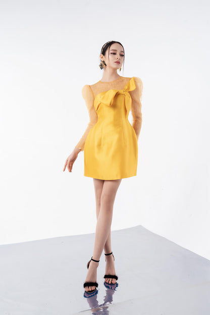 Headey Puffy Shoulder Dress 