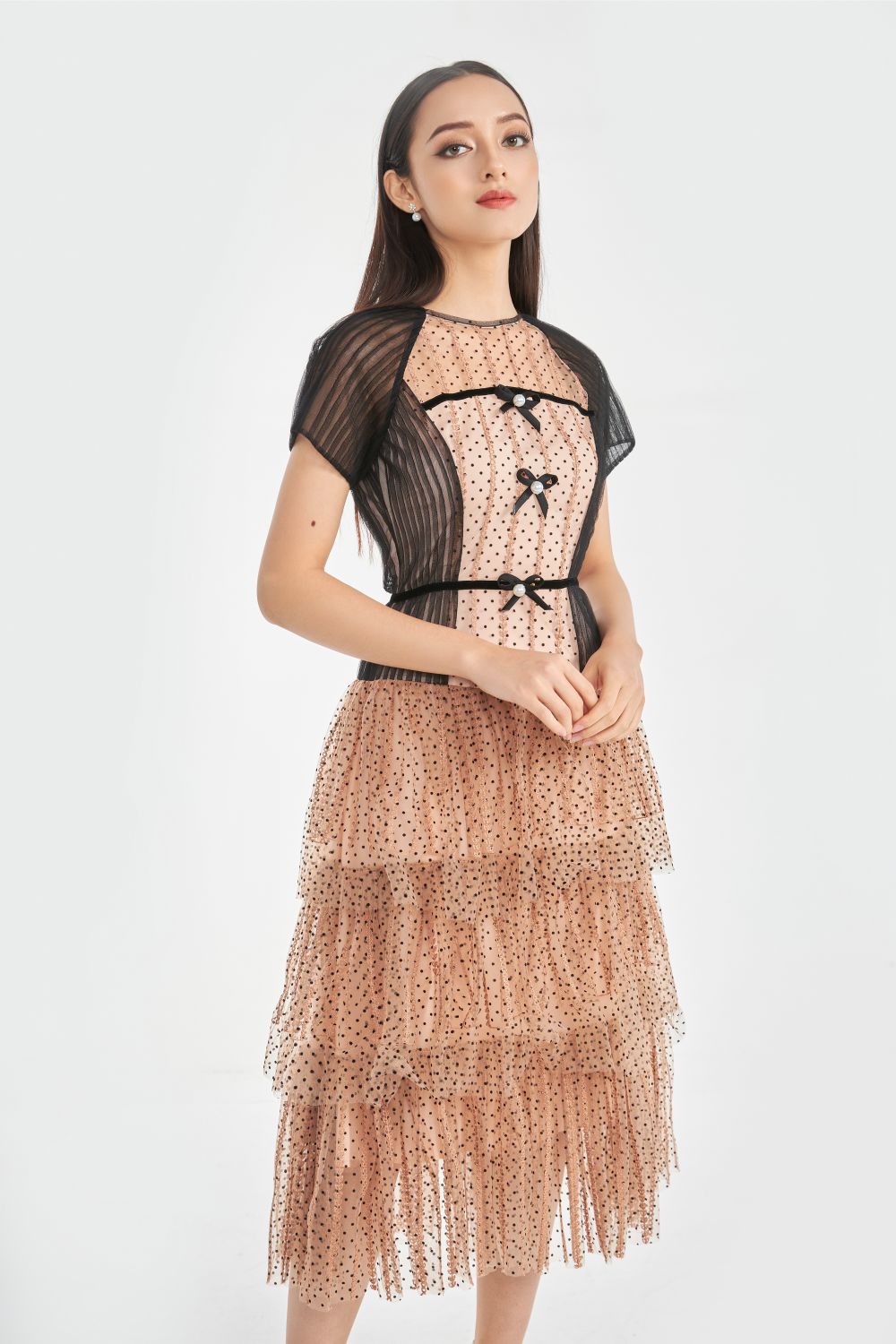 Jena Ruffle Layers Dress 
