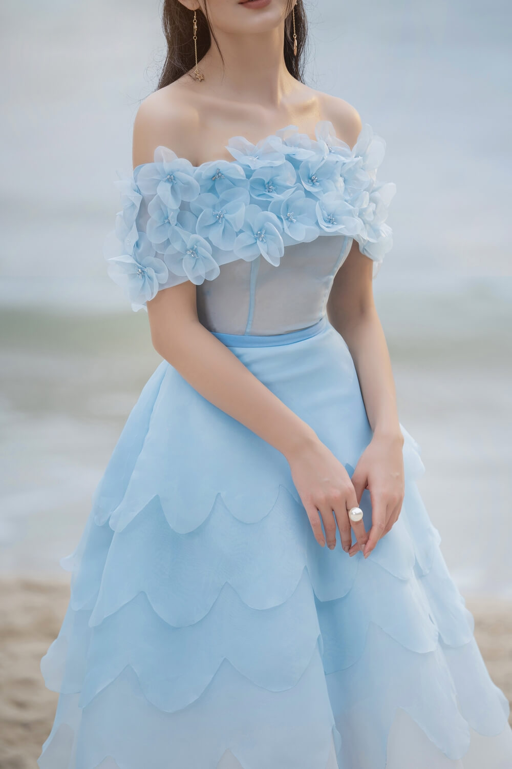 Maitreyi Off-Shoulder Dress 
