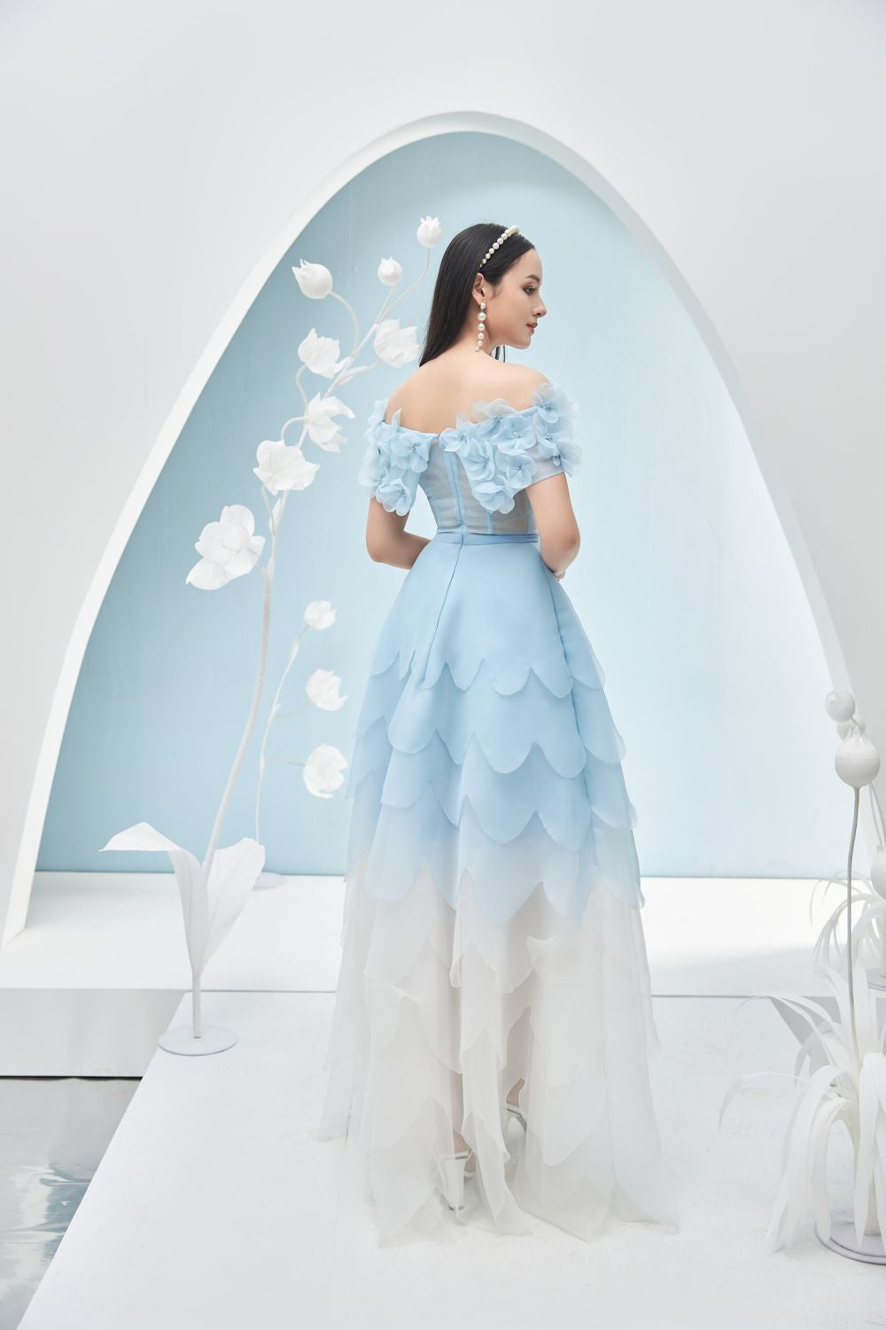 Maitreyi Off-Shoulder Dress 