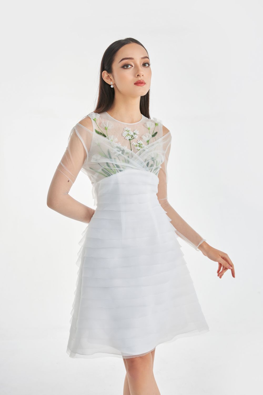Oralie Round Neck Dress 
