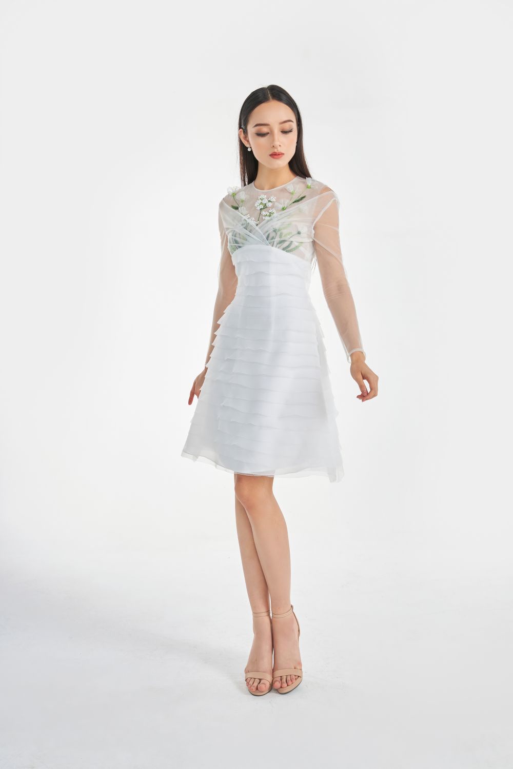 Oralie Round Neck Dress 
