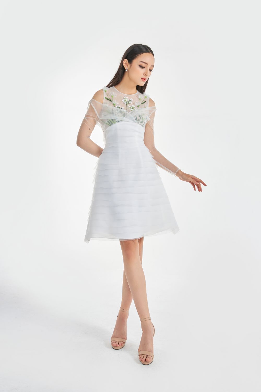 Oralie Round Neck Dress 