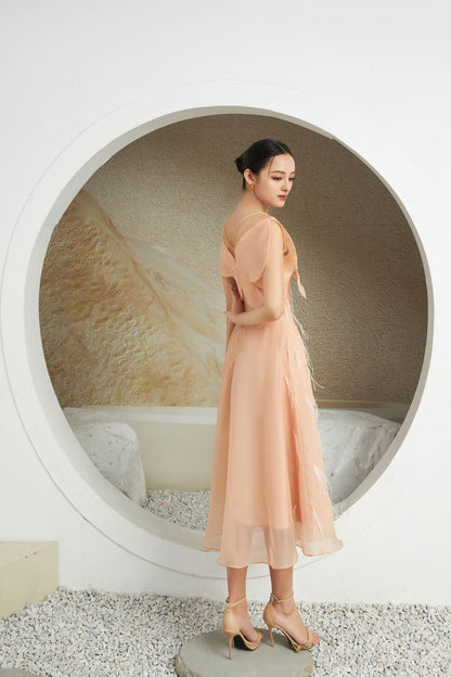 Orian Butterfly Flap Dress 