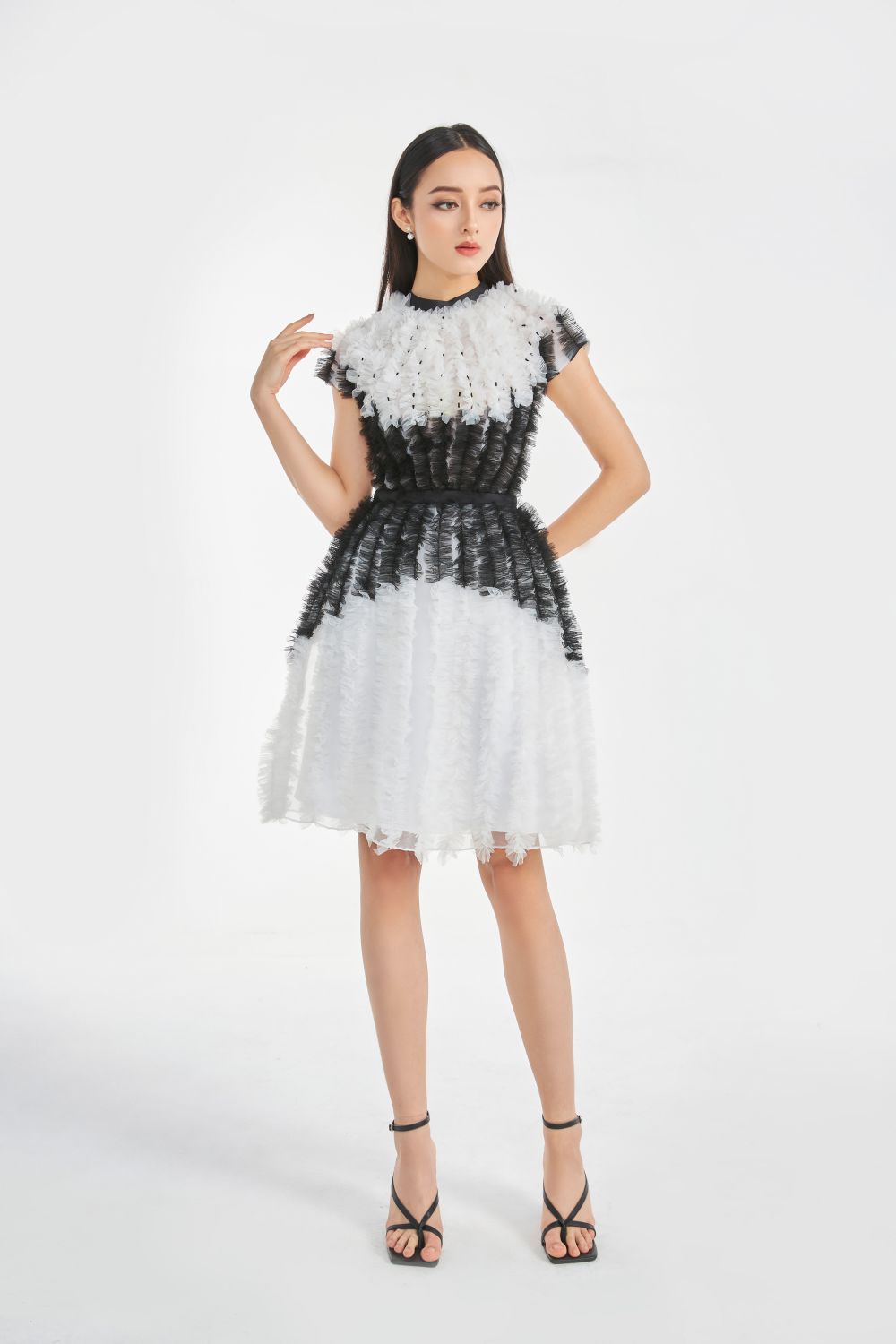 Rihanna Ruffle Dress 