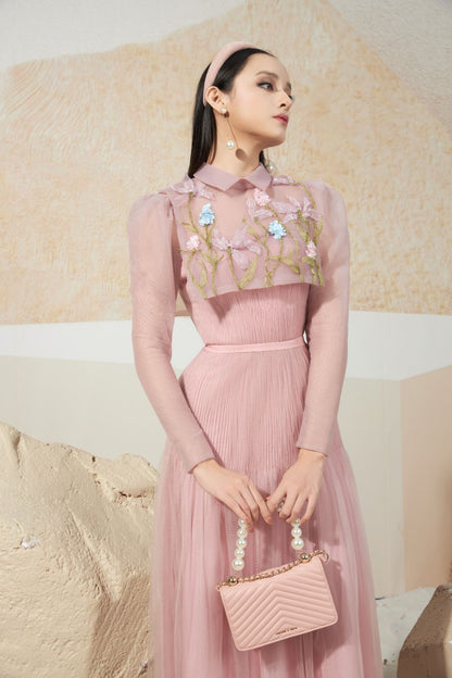 Sprouse Puffy Shoulder Dress 