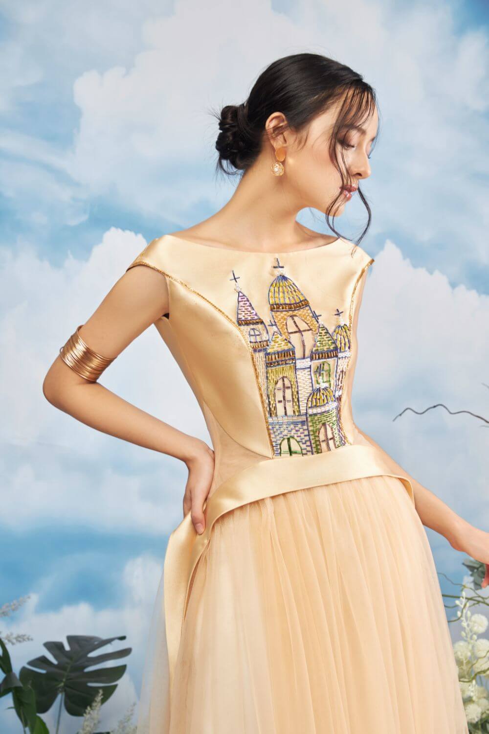Trickster Embroidered Dress 