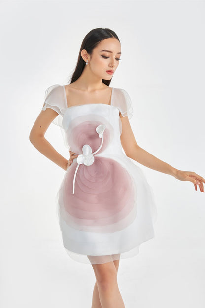 Winifred Square Neck Dress 