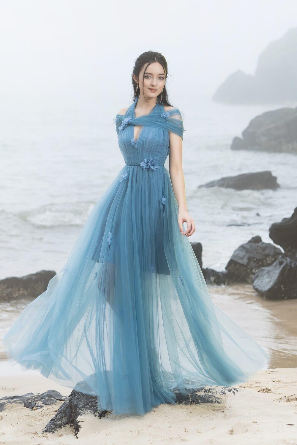 Chandler Mesh Sheer Dress 